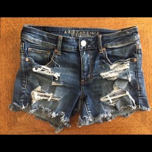 American eagle midi shorts